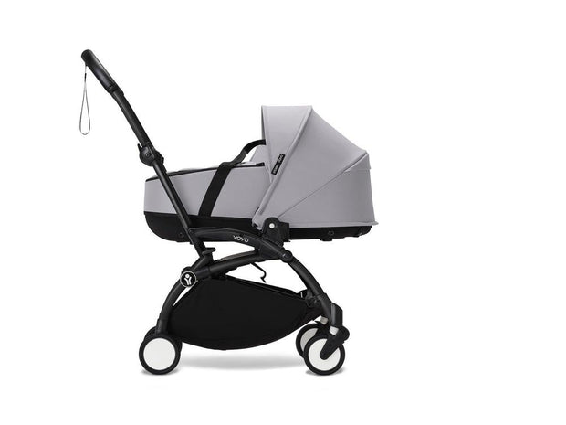Stokke® YOYO³ Stroller - Compact Stroller Newborn Shell to Toddler Black/Stone