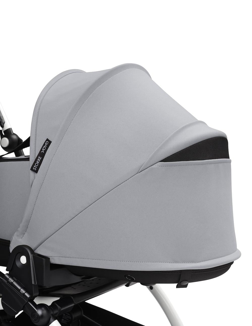 Stokke® YOYO³ Stroller - Compact Stroller Newborn Shell to Toddler Black/Stone
