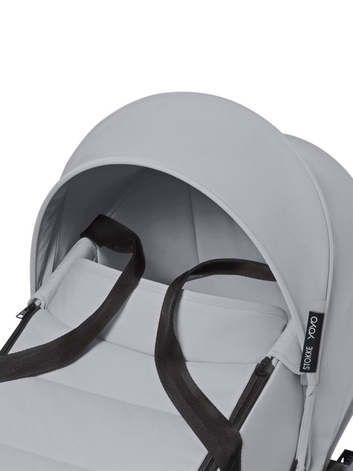 Stokke® YOYO³ Stroller - Compact Stroller Newborn Shell to Toddler Black/Stone