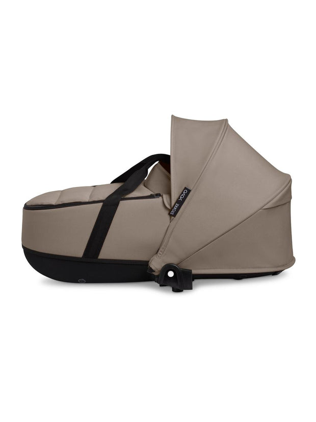 Stokke® YOYO³ Stroller - Compact Stroller Newborn Shell to Toddler Black/Taupe