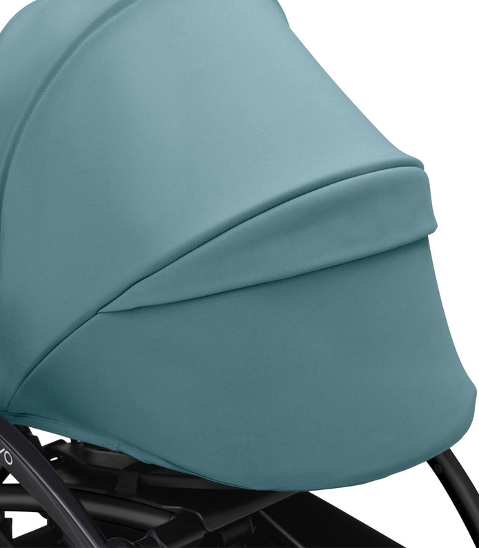 Stokke® YOYO³ stroller with newborn to toddler Black/Aqua