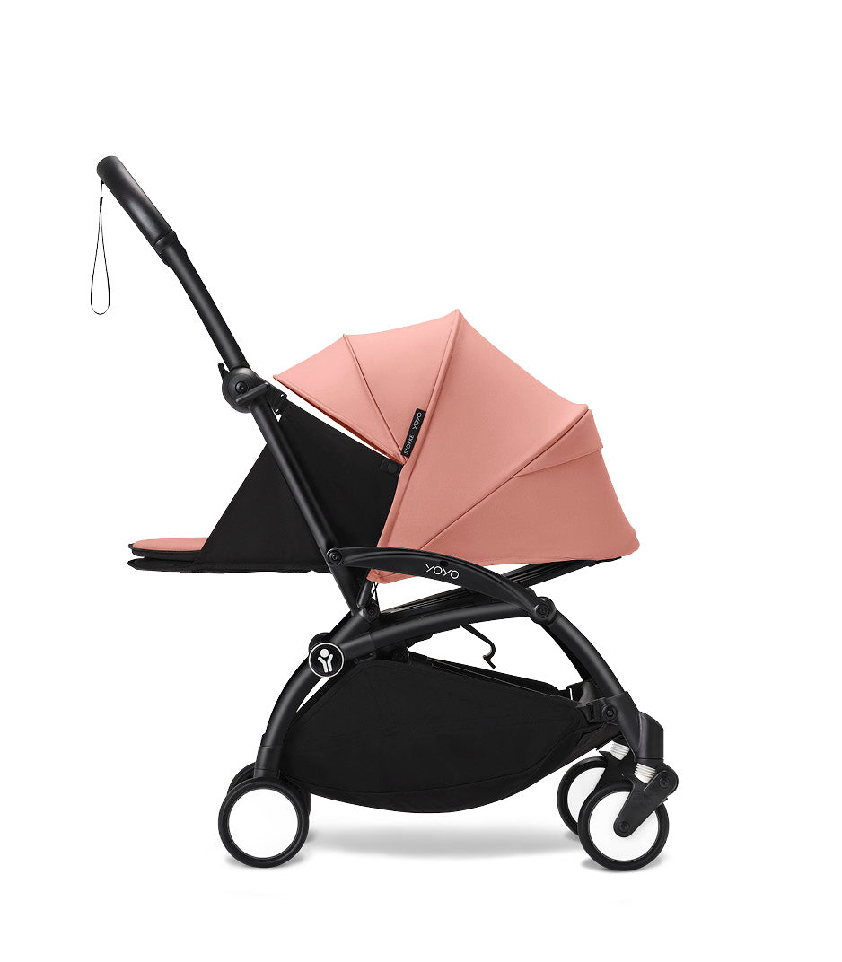 Stokke® YOYO³ stroller with newborn to toddler Black/Ginger