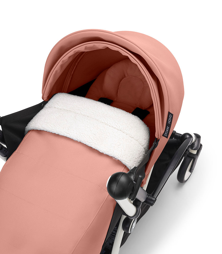Stokke® YOYO³ stroller with newborn to toddler Black/Ginger