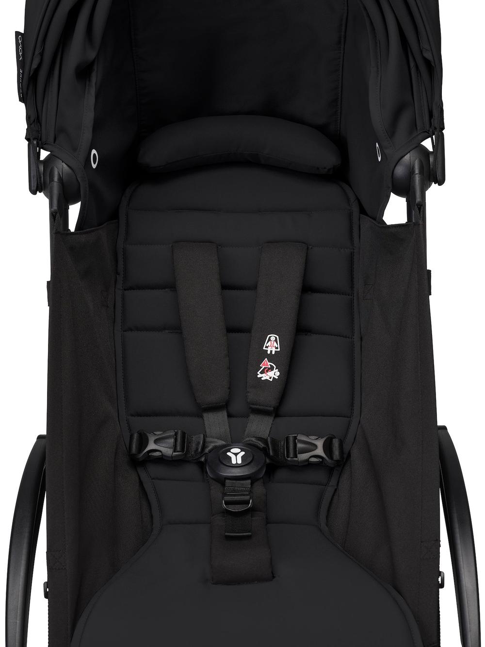 Stokke® YOYO³ stroller with newborn to toddler White/Black