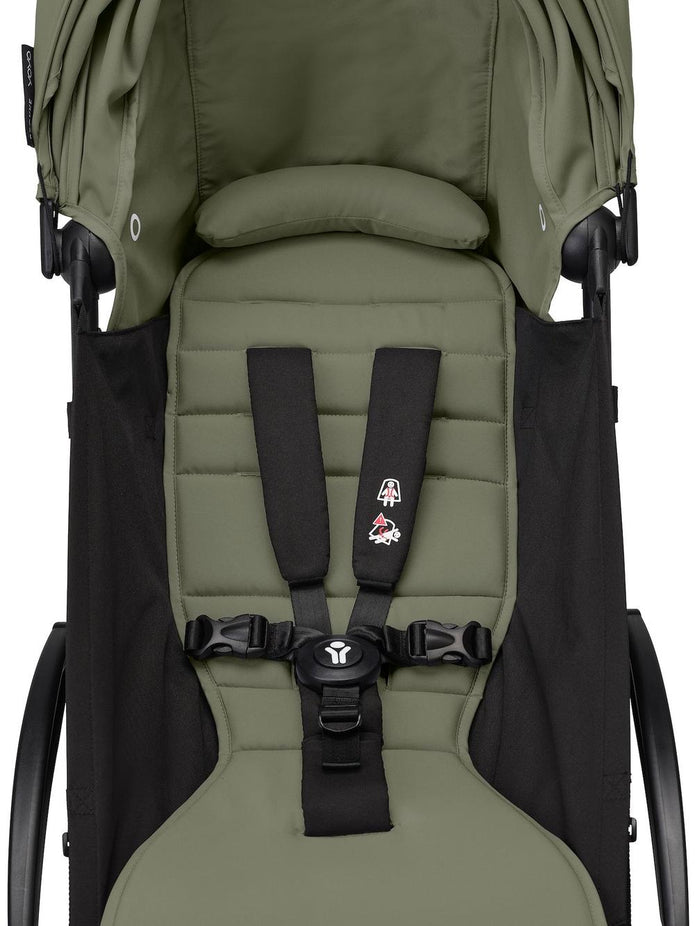 Stokke® YOYO³ stroller with newborn to toddler Black/Olive