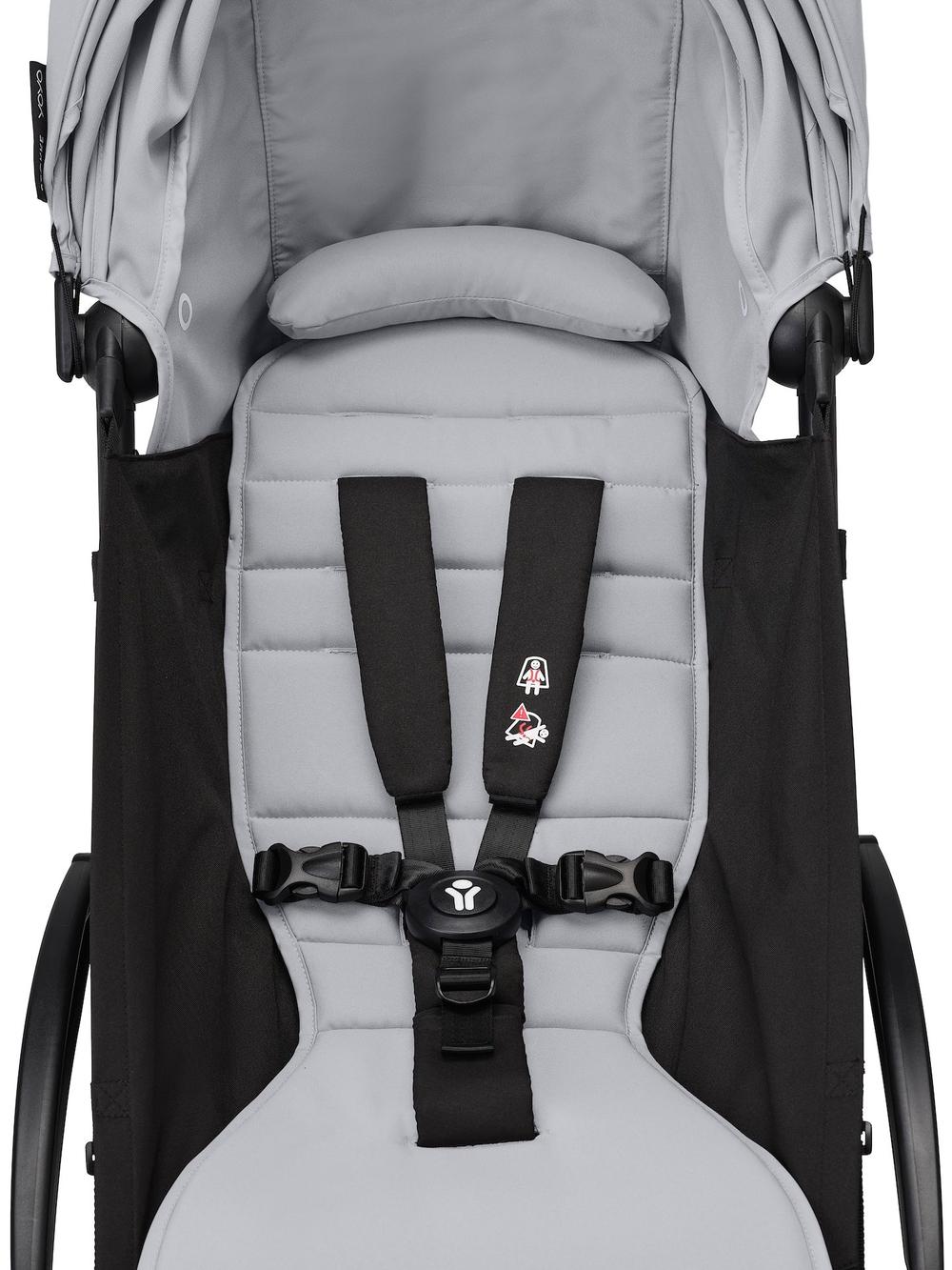 Stokke® YOYO³ stroller with newborn to toddler Black/Stone