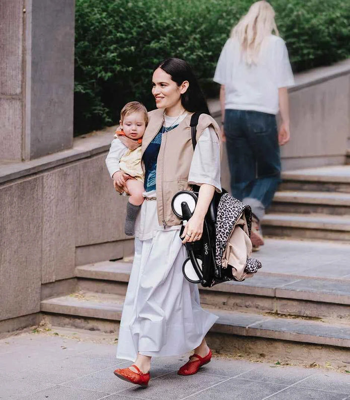 Stokke® YOYO³ stroller from 6 months White/Leopard