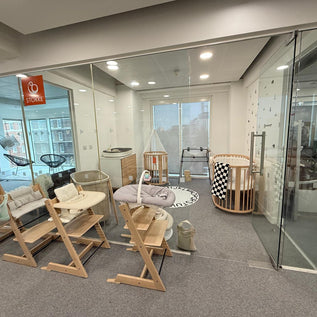 Stokke Nusery with Tripp trapp and Sleepi bed 