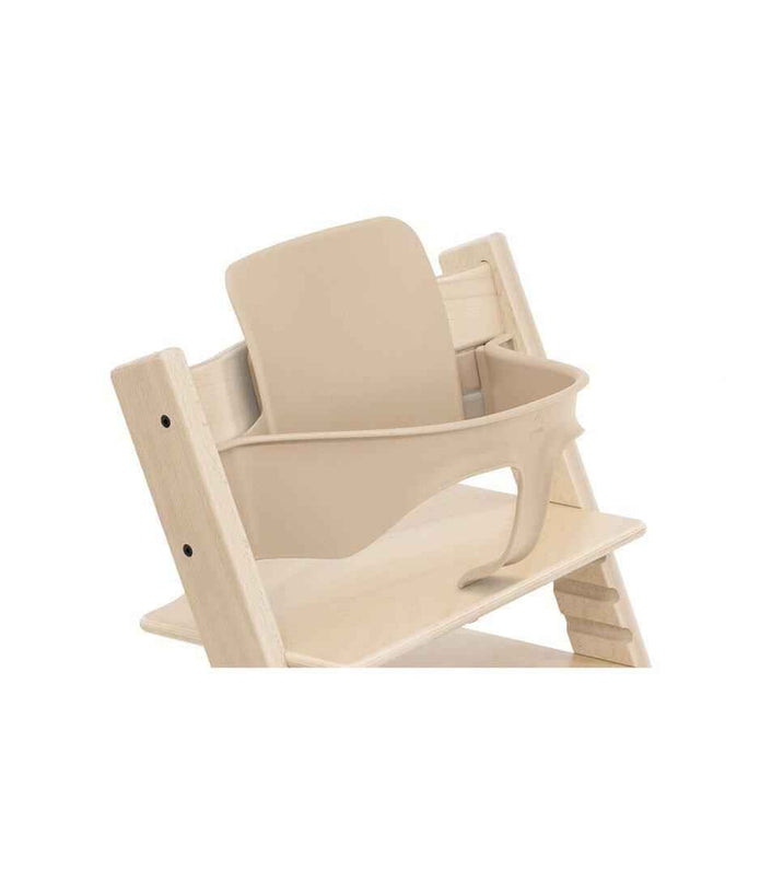Tripp Trapp High Chair Bundle with Tripp Trapp Newborn Set in Beech Wood