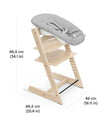 Tripp Trapp High Chair Bundle with Tripp Trapp Newborn Set in Beech Wood