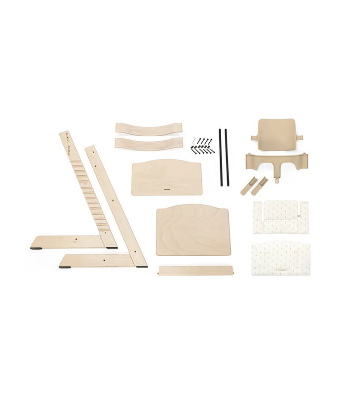 Tripp Trapp® High Chair Bundle + Tripp Trapp® Cushion Beech Wood