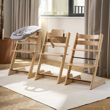 Tripp Trapp® High Chair Bundle + Tripp Trapp® Newborn Set Oak Wood