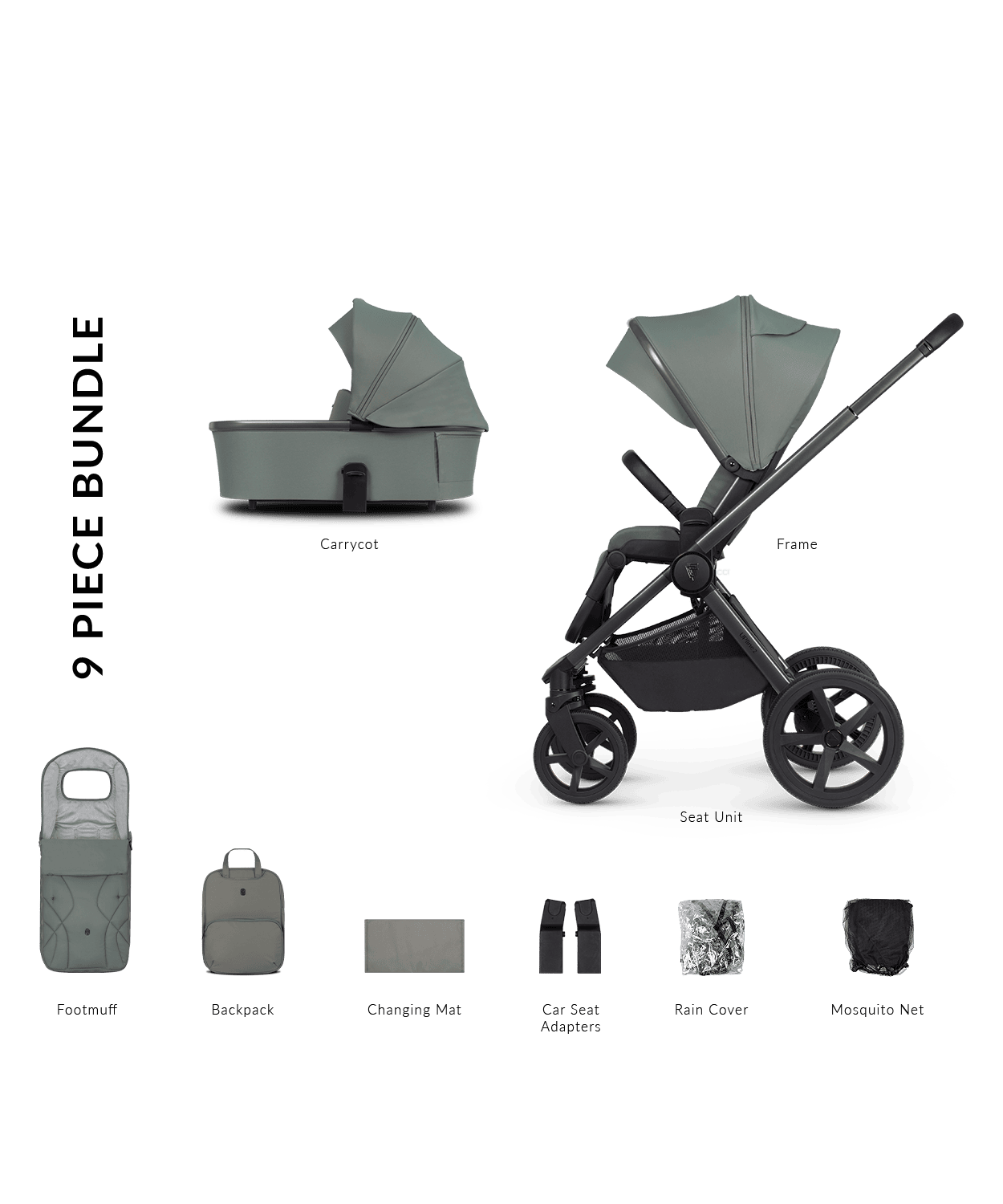 Venicci Upline 2 Aloe - Parent Studio