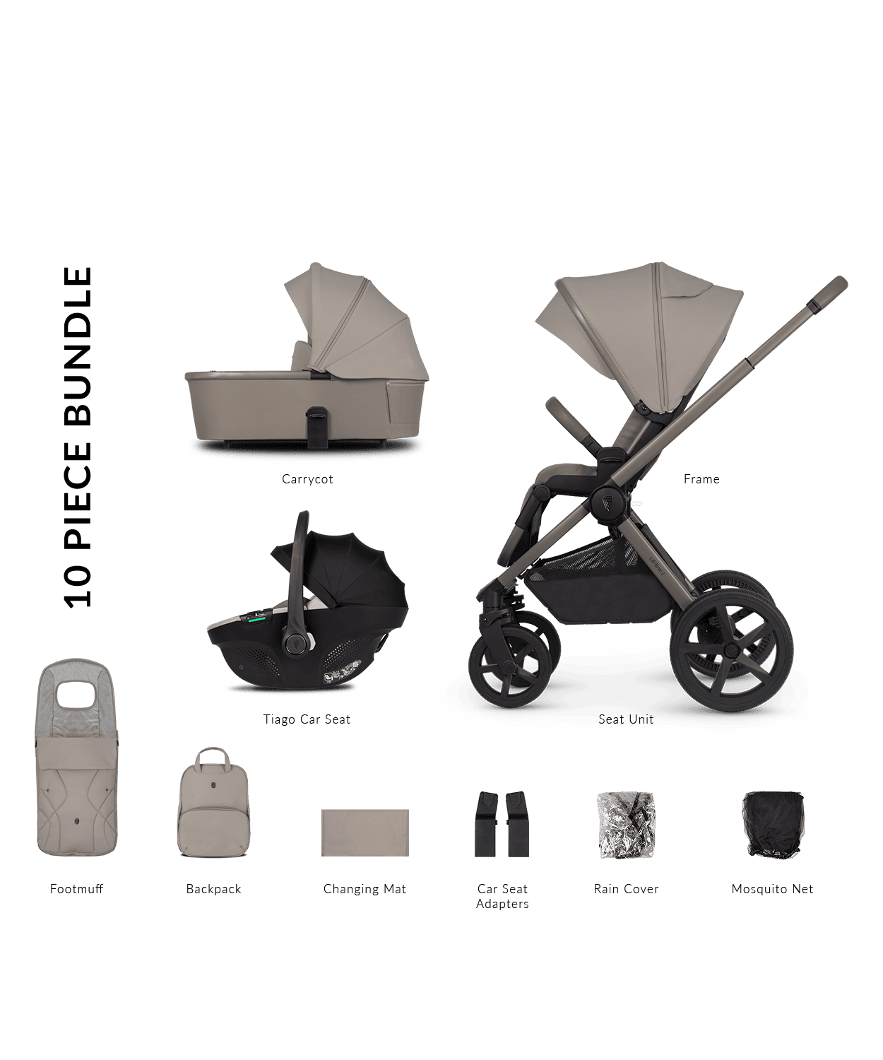 Venicci Upline 2 Taupe - Parent Studio