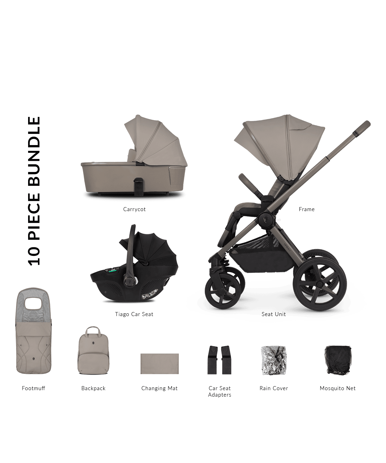 Venicci Upline 2 Taupe - Parent Studio