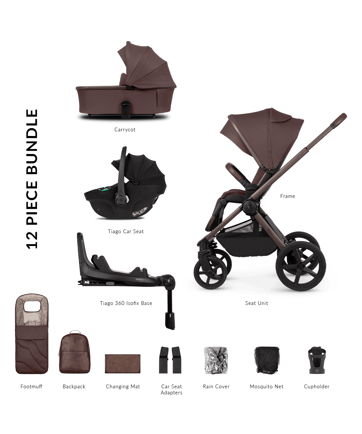 Venicci Upline 2 SE Burgundy - Parent Studio