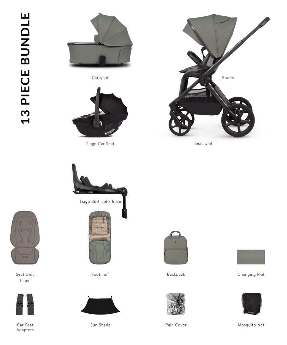 Venicci Pram Upline 3 Aloe