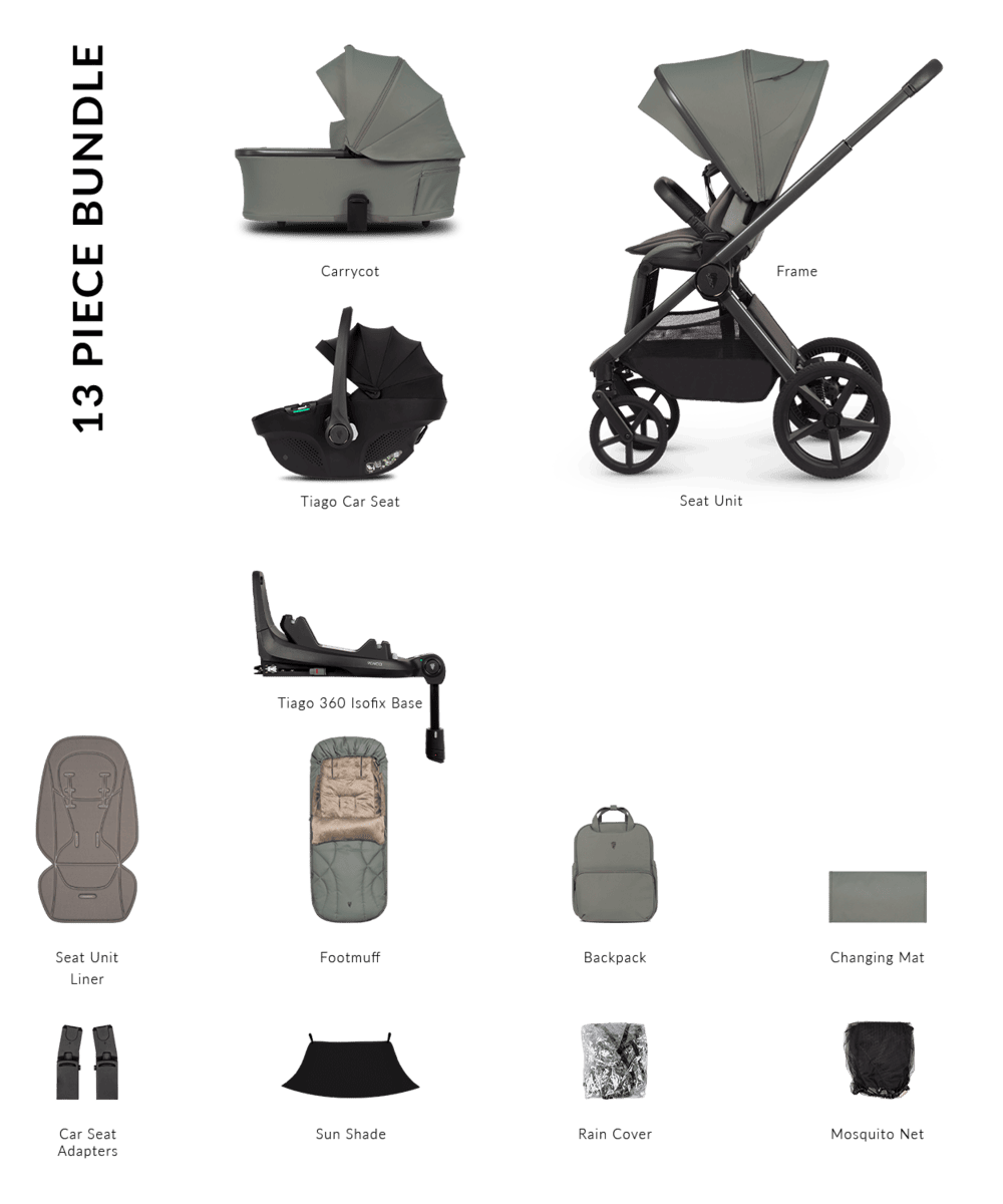 Venicci Pram Upline 3 Aloe
