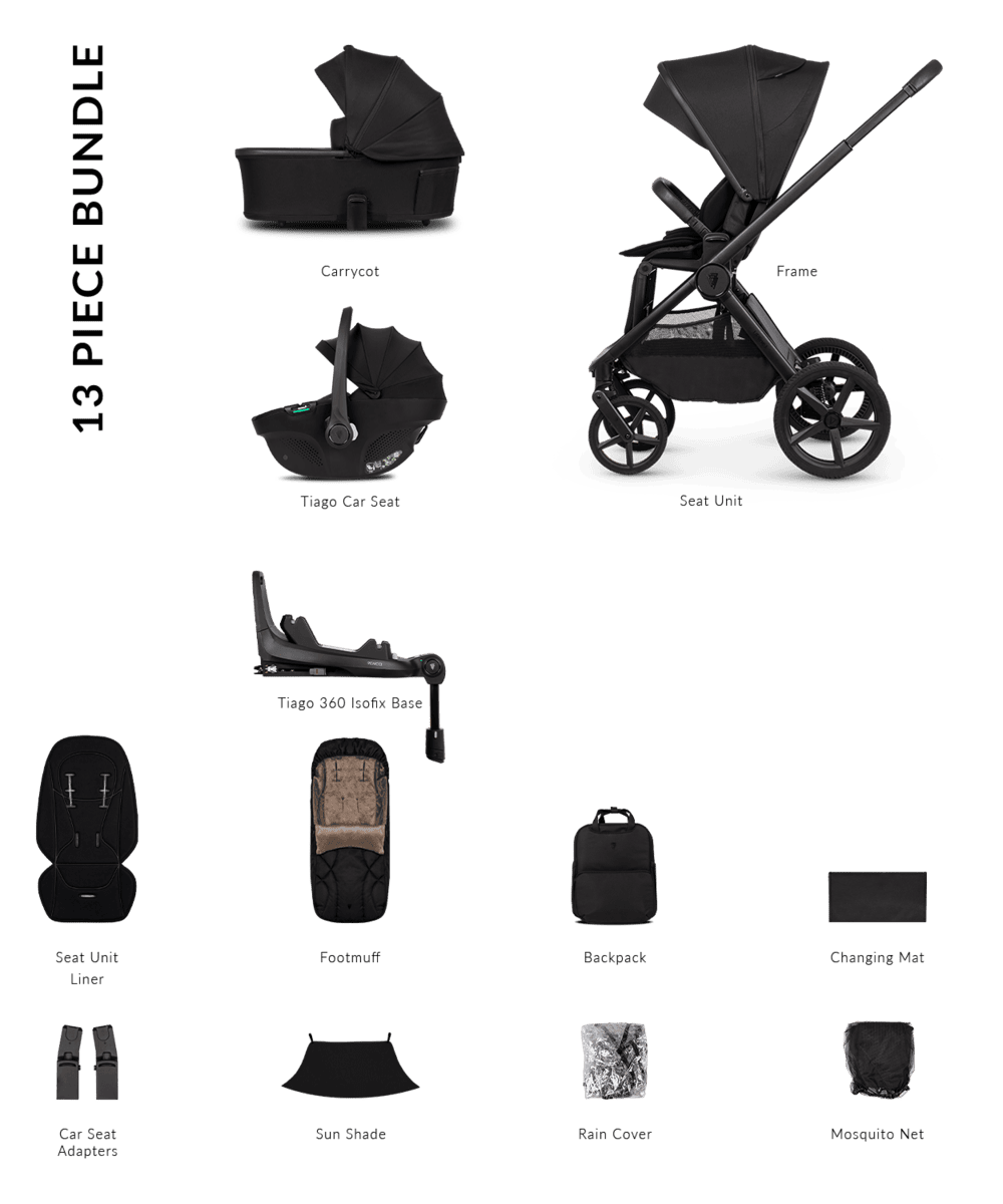 Venicci Pram Upline 3 Onyx