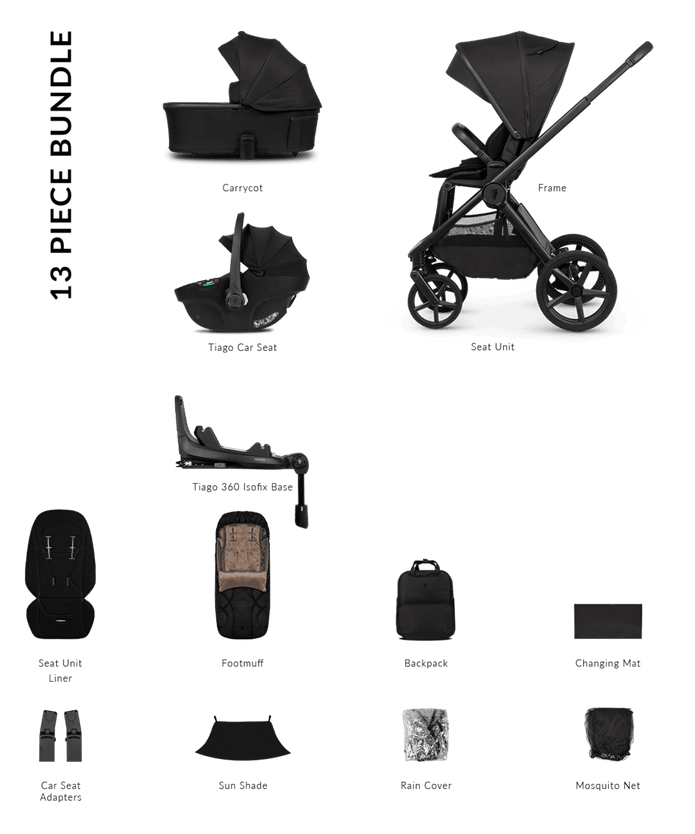 Venicci Pram Upline 3 Onyx