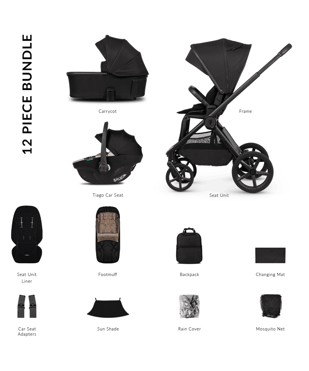 Venicci Pram Upline 3 Onyx