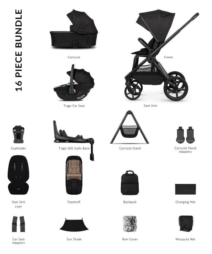 Venicci Pram Upline 3 Onyx