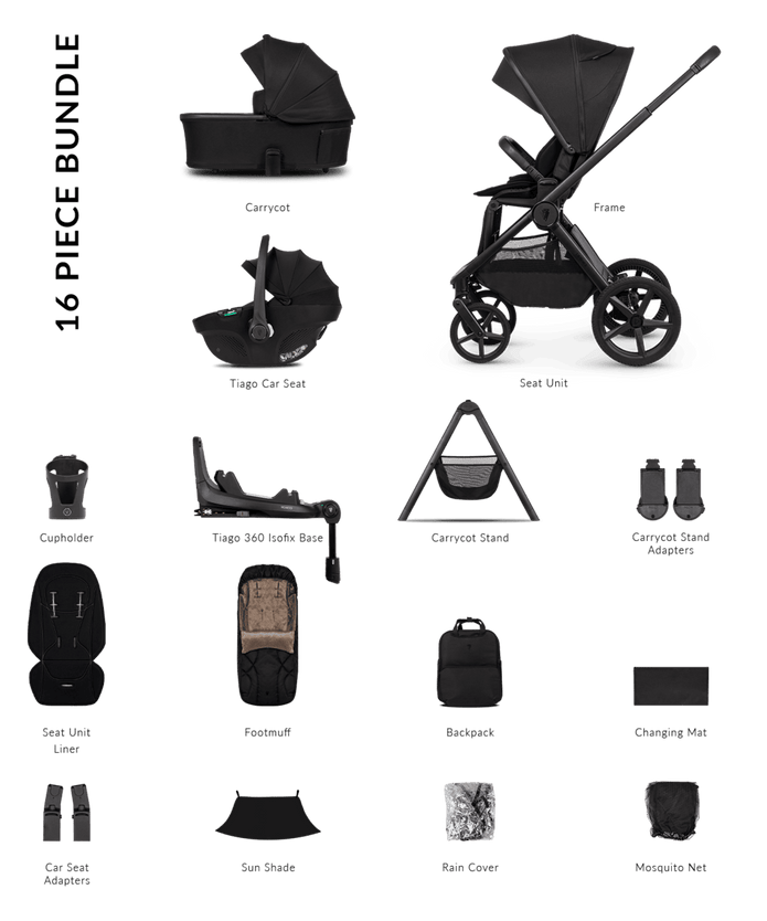 Venicci Pram Upline 3 Onyx