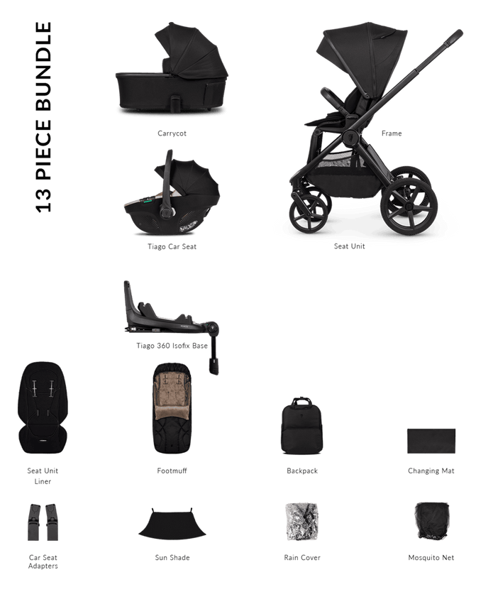 Venicci Pram Upline 3 Onyx