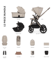 Venicci Pram Upline 3 Pebble