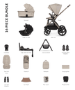 Venicci Pram Upline 3 Pebble