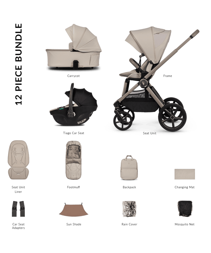 Venicci Pram Upline 3 Pebble