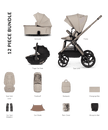 Venicci Pram Upline 3 Pebble