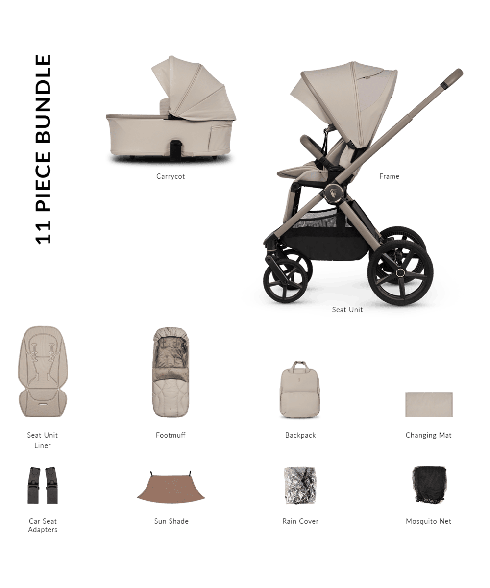 Venicci Pram Upline 3 Pebble