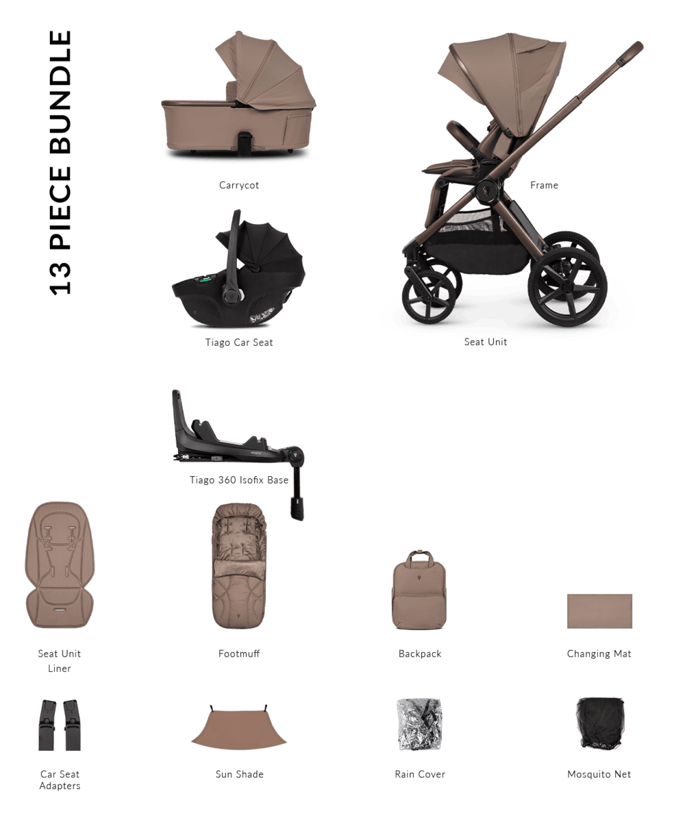 Venicci Pram Upline 3 Sand