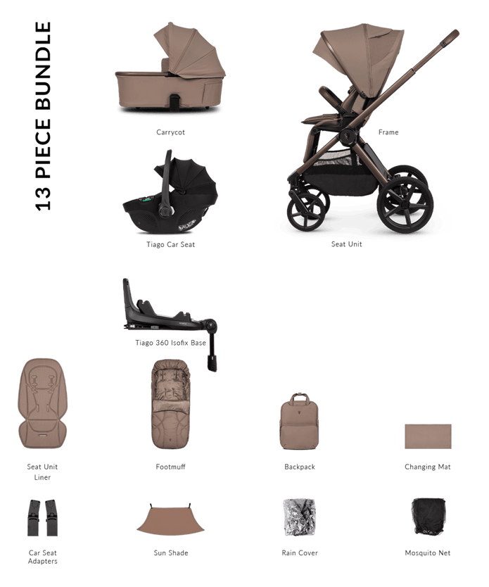 Venicci Pram Upline 3 Sand