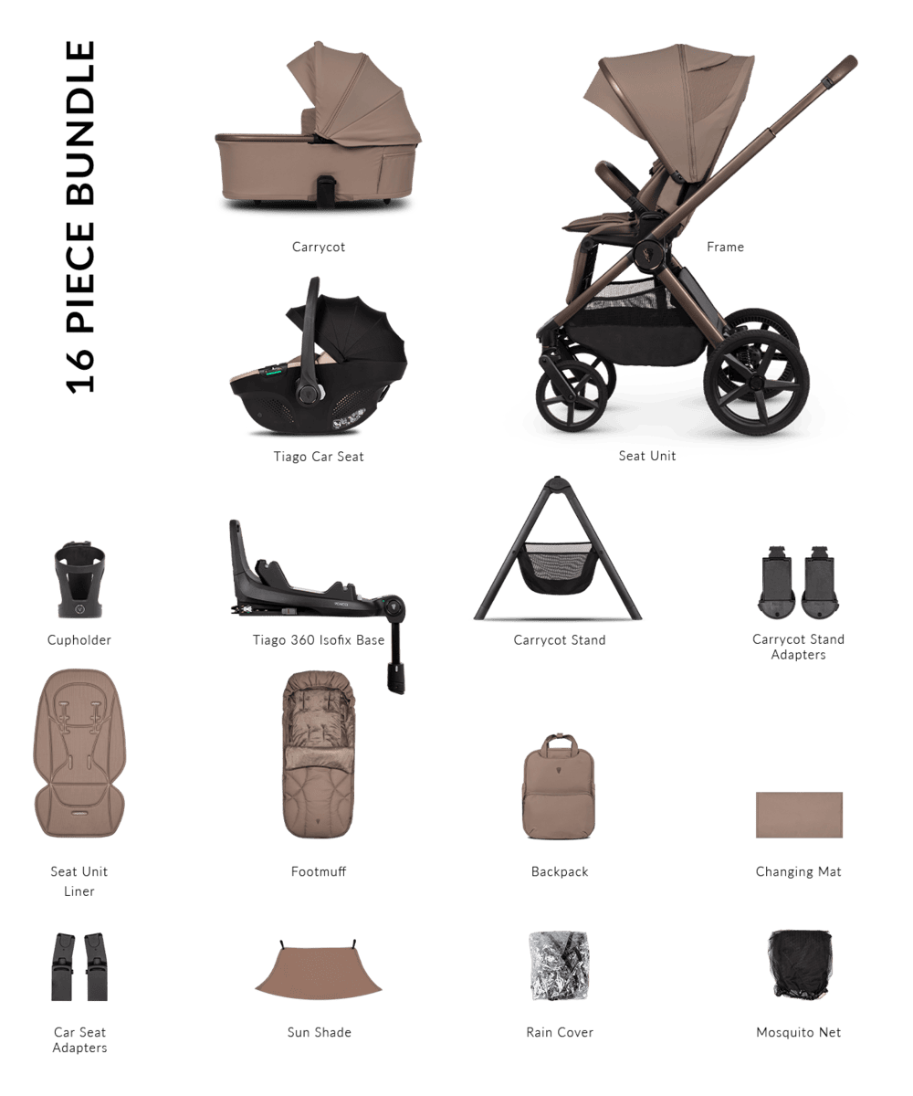 Venicci Pram Upline 3 Sand