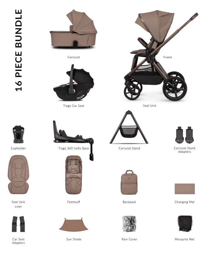 Venicci Pram Upline 3 Sand