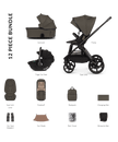 Venicci Pram Upline 3 Truffle
