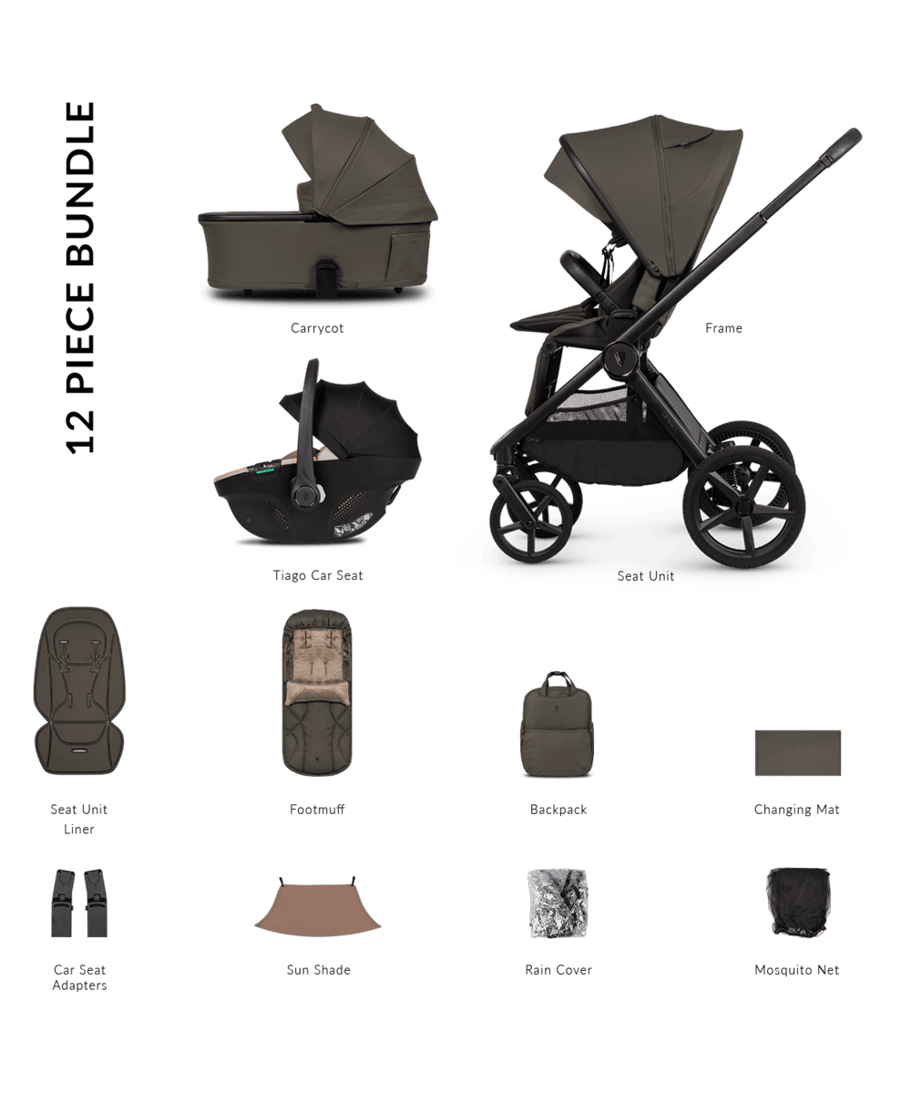 Venicci Pram Upline 3 Truffle