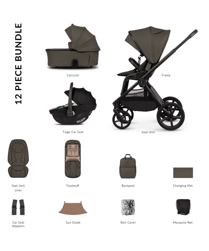 Venicci Pram Upline 3 Truffle