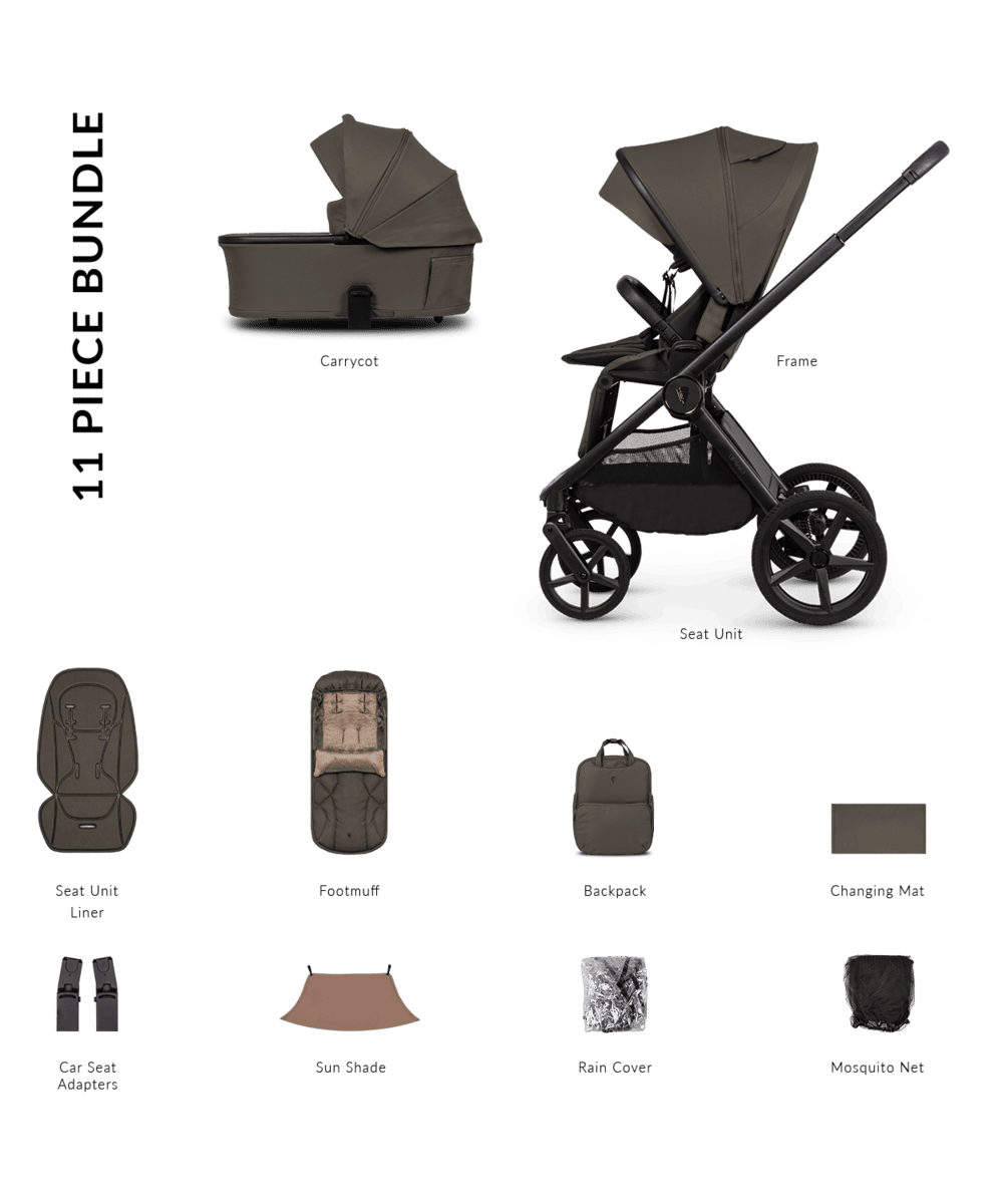 Venicci Pram Upline 3 Truffle