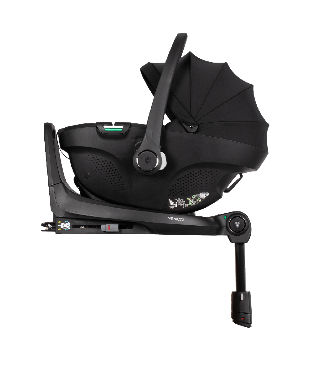 Venicci Tiago 360 I-Size Isofix Car Seat in Black - Safe and Stylish Isofix Car Seat