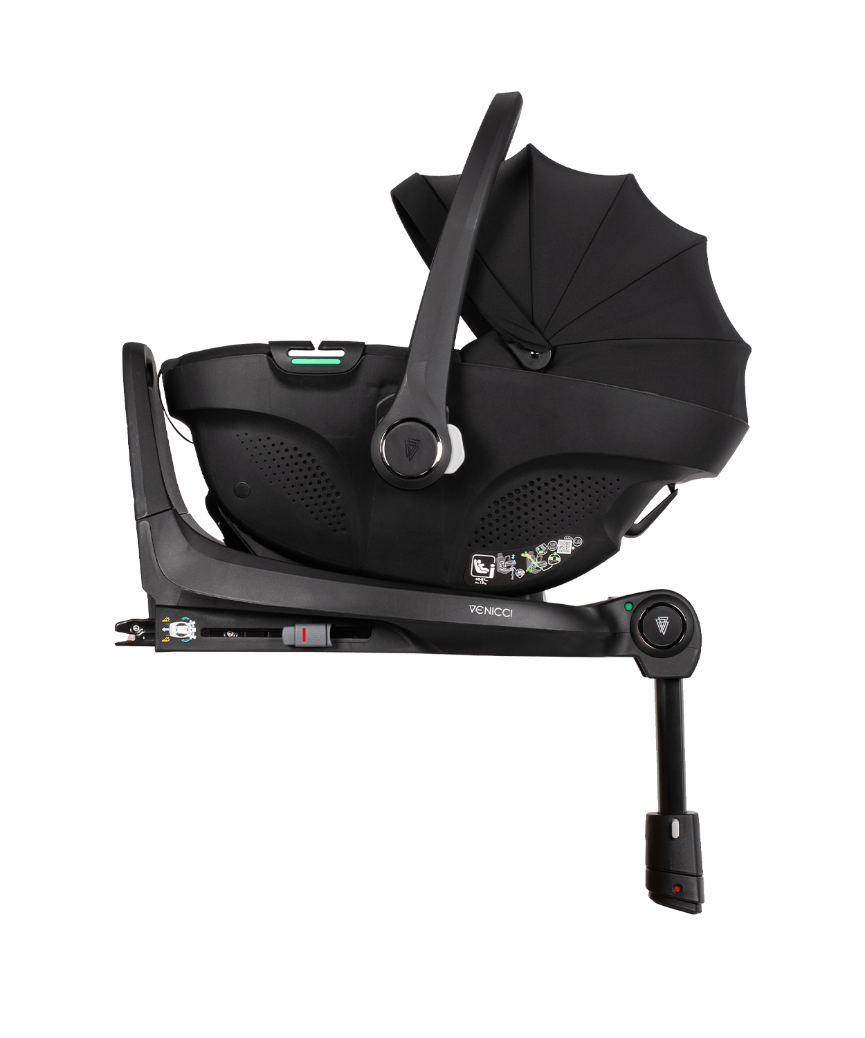 Venicci Tiago 360 I-Size Car Seat Black - Parent Studio