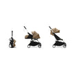 Stokke® YOYO³ stroller with newborn to toddler White/Toffee