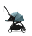 Stokke® YOYO³ stroller with newborn to toddler Black/Aqua