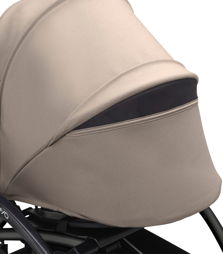 Stokke® YOYO³ stroller with newborn to toddler White/Taupe