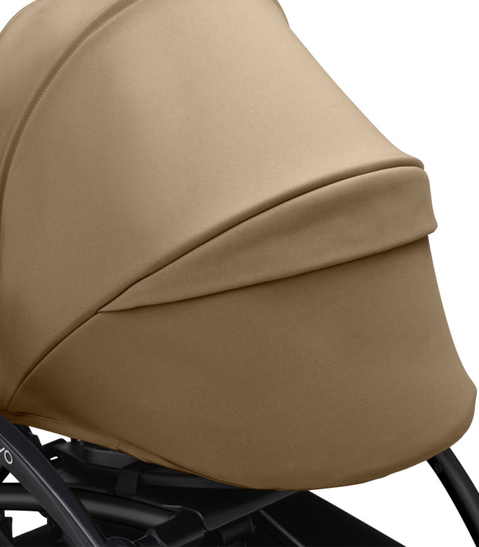 Stokke® YOYO³ stroller with newborn to toddler Black/Toffee
