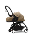 Stokke® YOYO³ stroller with newborn to toddler Black/Toffee