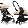 Stokke® YOYO³ stroller with newborn to toddler White/Bonpoint