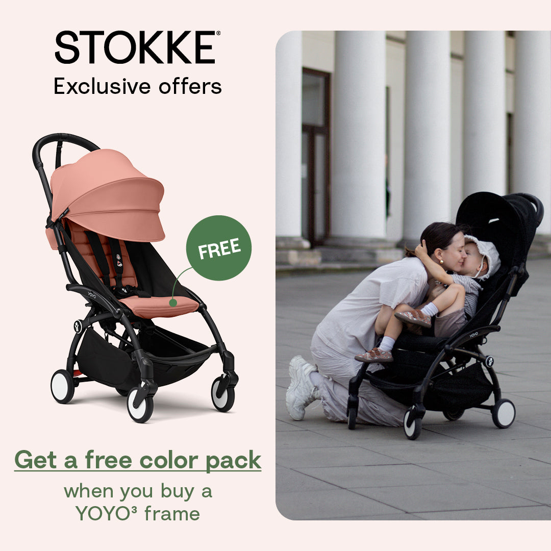 Stokke® YOYO³ stroller from 6 months Black/Stone